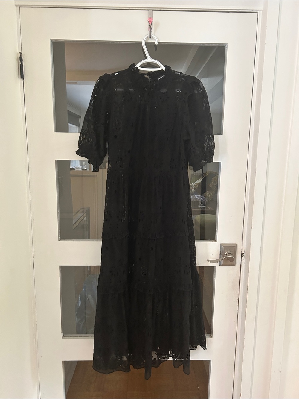 Generation Love Black Eyelet Maxi Dress